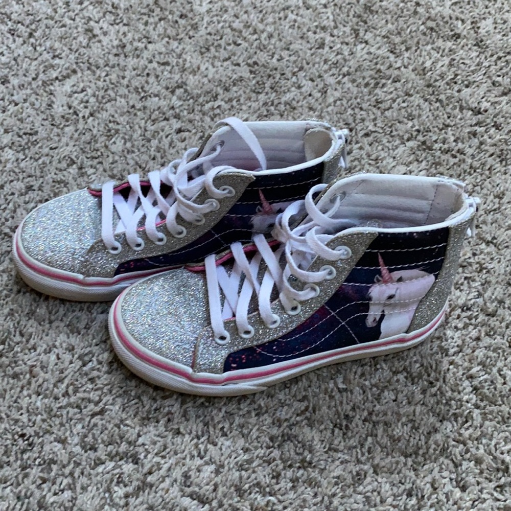 Girls Unicorn High top Vans